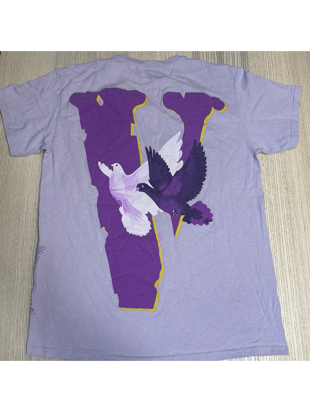 NAV X Vlone Doves Tee Good Intentions Purple Size Medium M Limited Edition